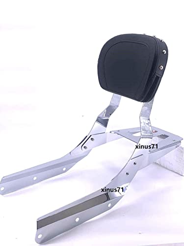 Sissy Bar Backrest with Luggage Rack for Honda VTX 1300N 1300R 1300S 1800N 1800R 1800S (Stud)