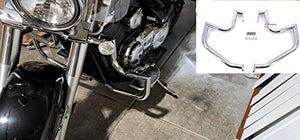 Highway Engine Guard Crash Bar for Suzuki VL800 Intruder Volusia 800 C M 50 Boulevard 2005-2022 (Silver Plating)