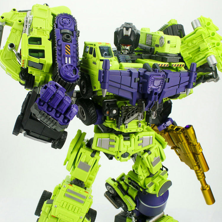 Decepticons Combiner GT-99 DX ReBuilder Devastator Golden Pistol Transformable