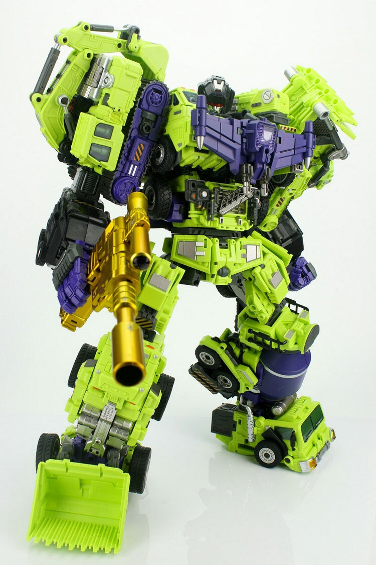 Decepticons Combiner GT-99 DX ReBuilder Devastator Golden Pistol Transformable