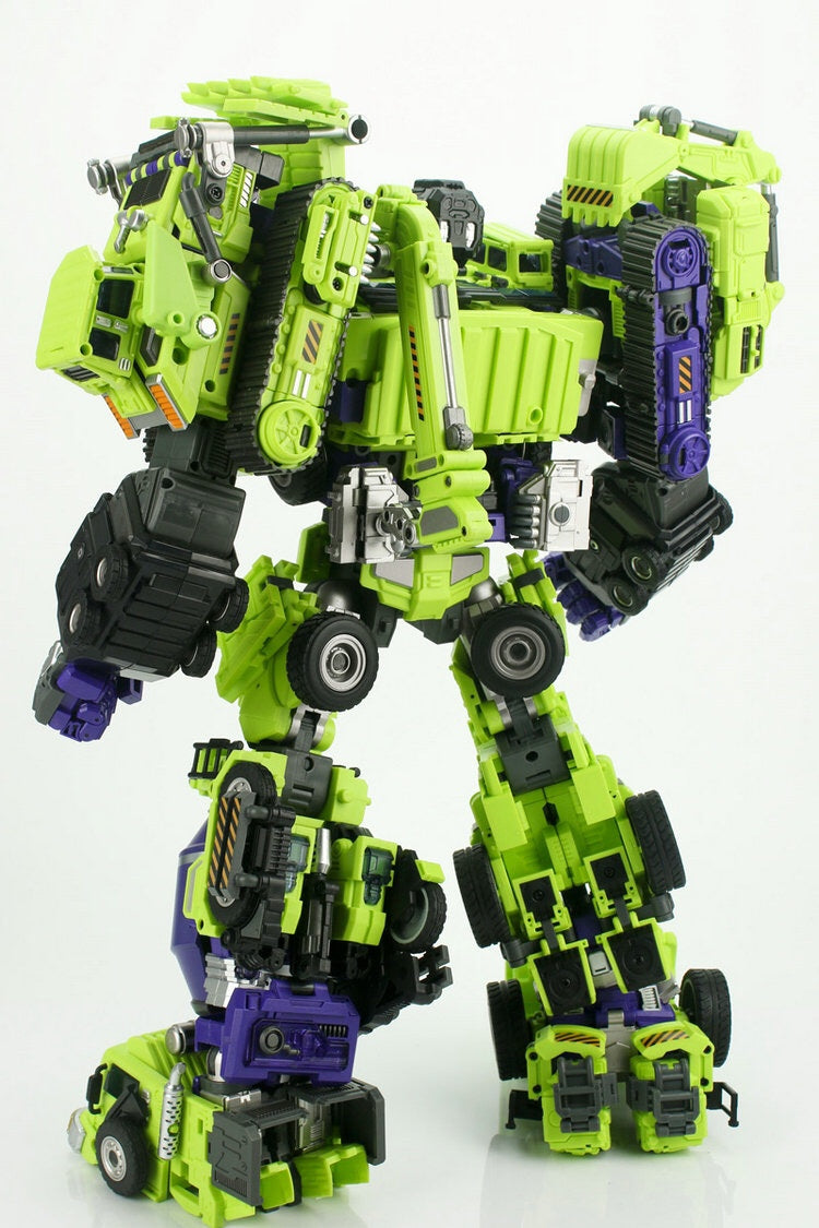 Decepticons Combiner GT-99 DX ReBuilder Devastator Golden Pistol Transformable